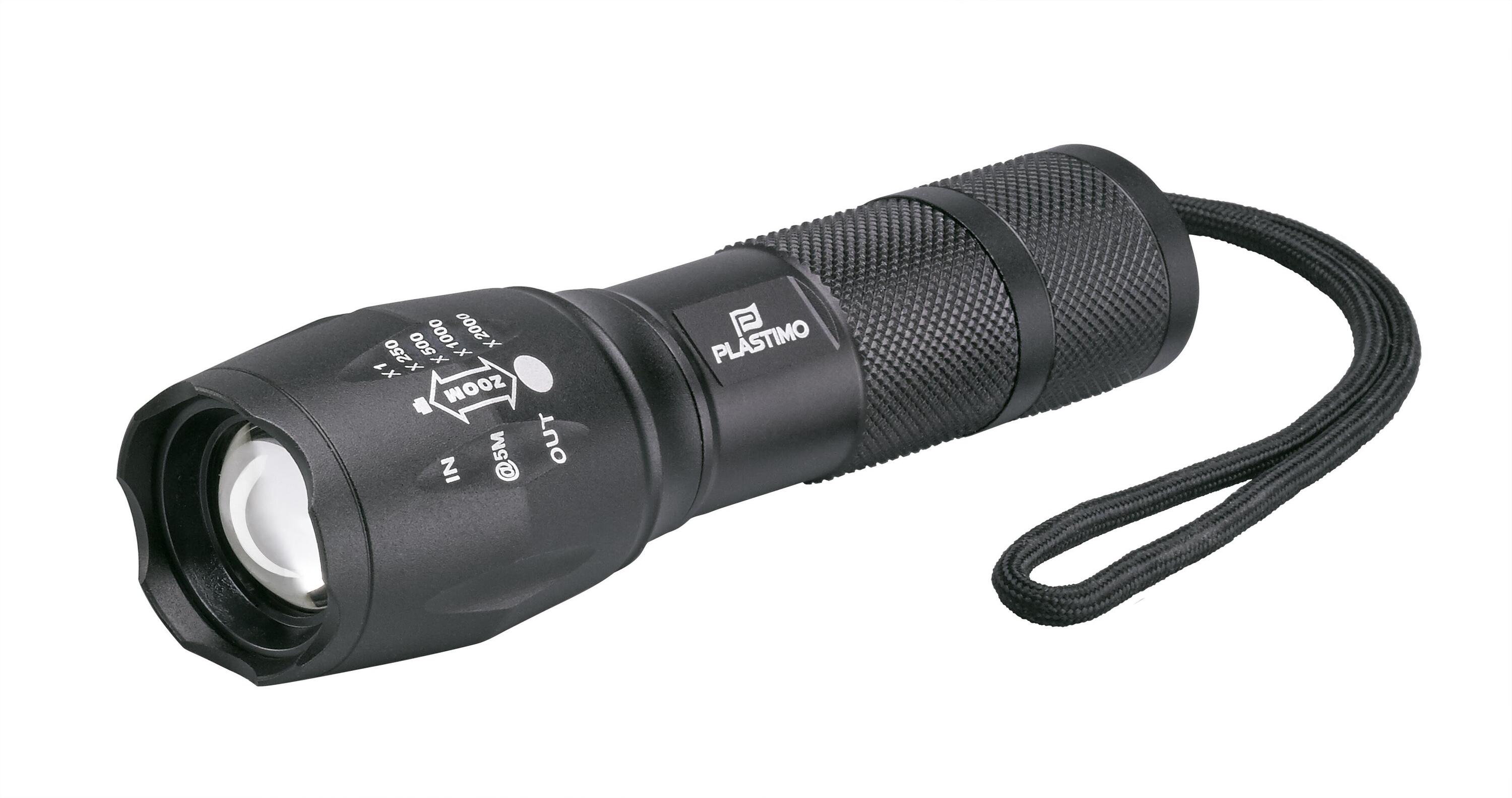 LAMPE TORCHE ALU LED FLASHLIGHT 3XAAA 2/2