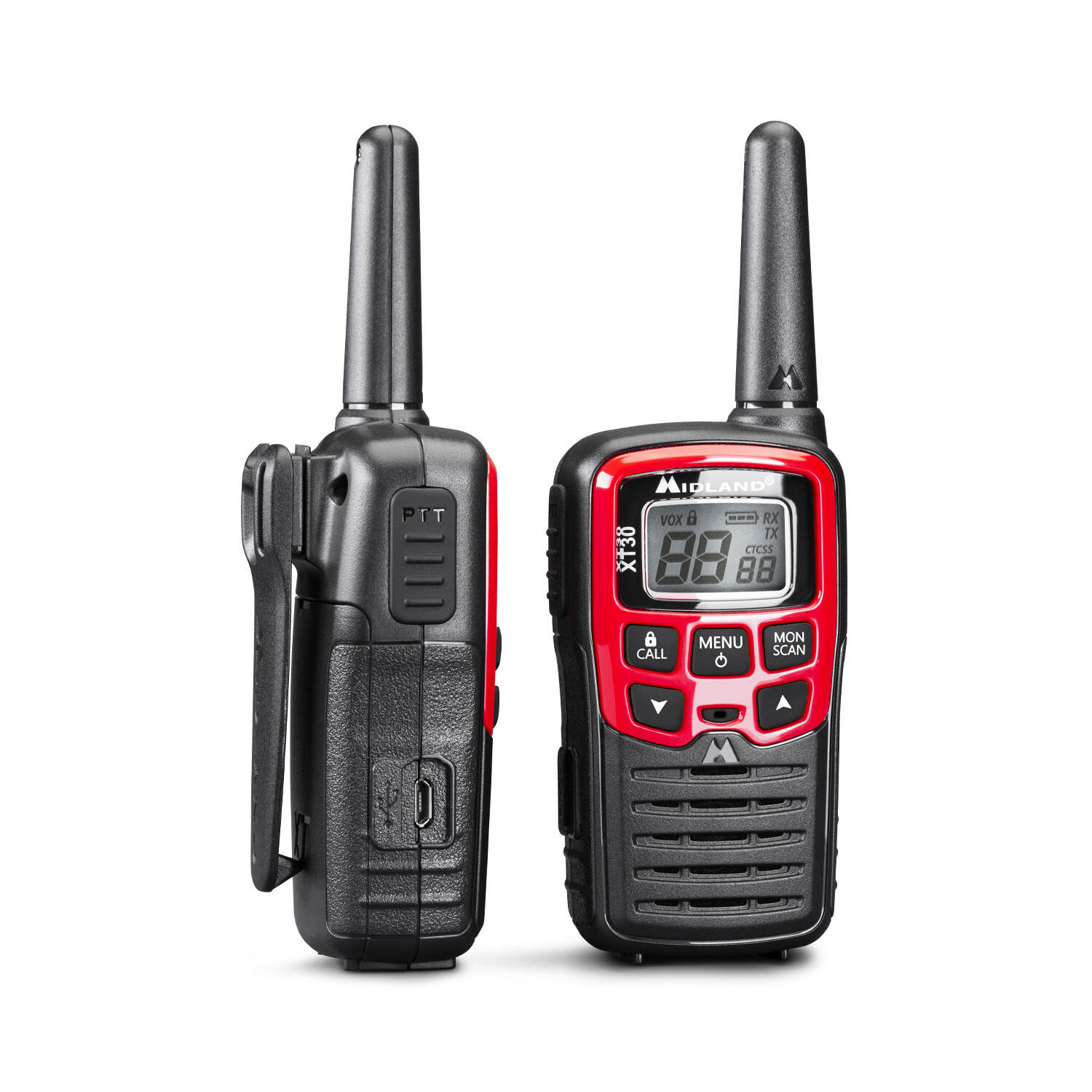 Walky Talky General Sports Unisex C1478 Nero/Rosso 7/7