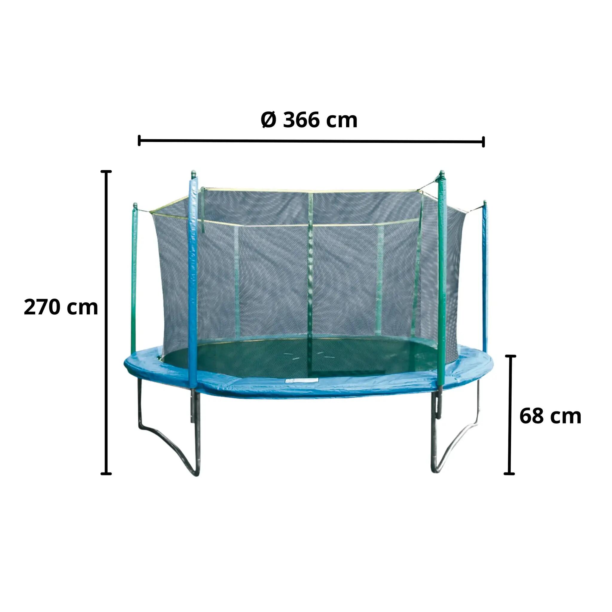 Trampoline Combi XL - avec filet de sécurité - 366 cm 2/7