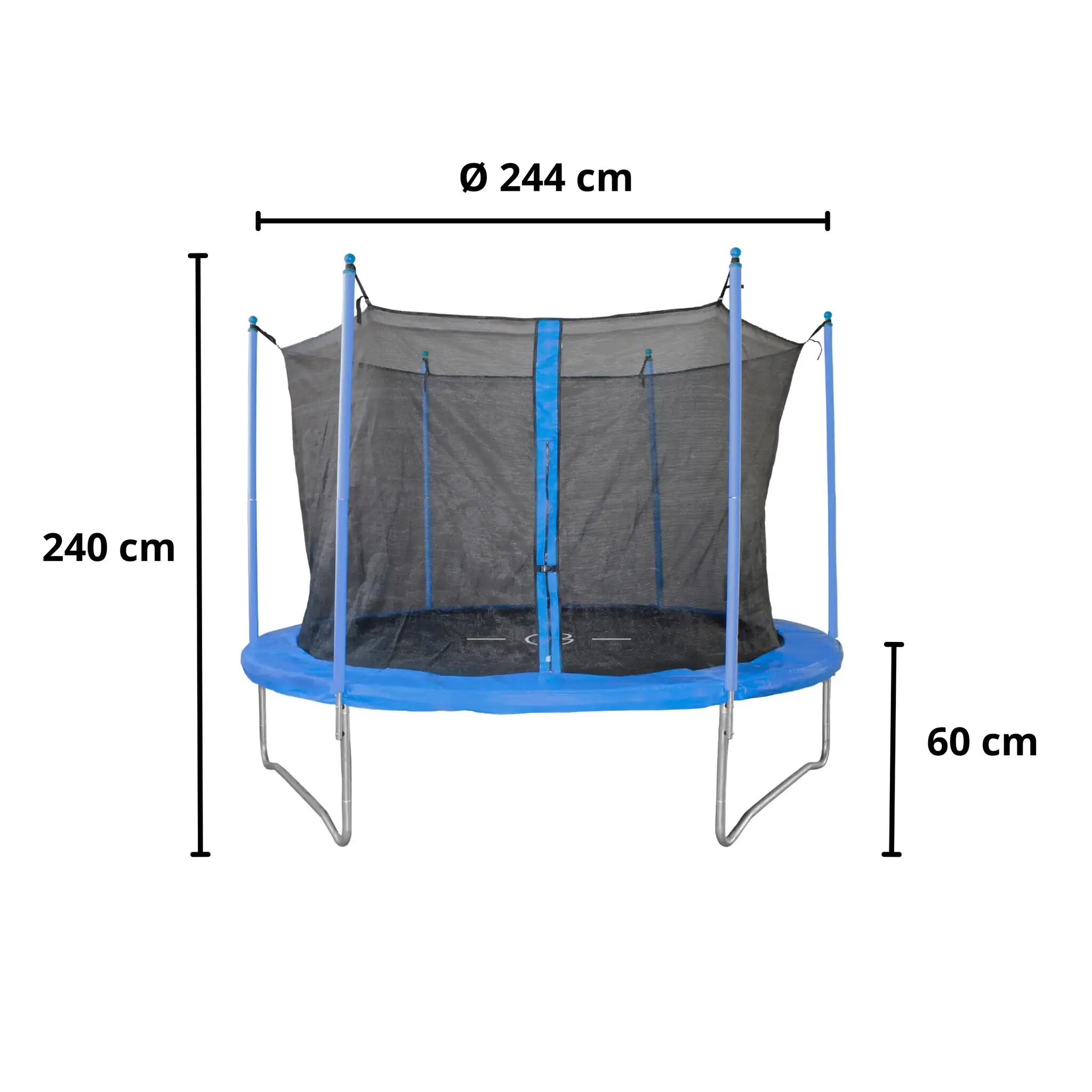 Trampoline Combi M - avec filet de sécurité - 244 cm 2/7