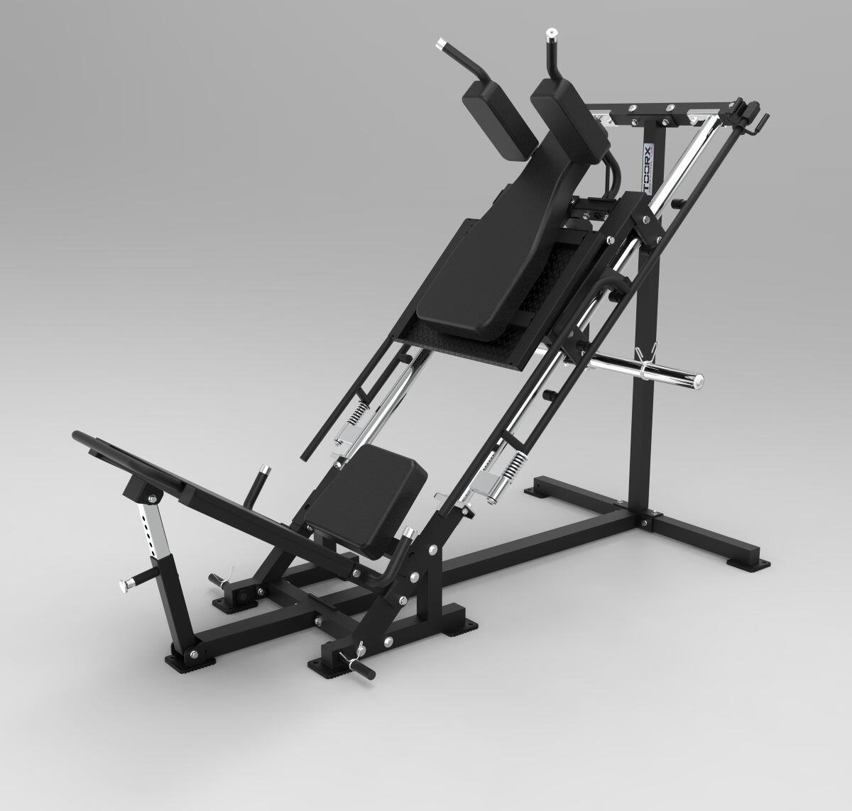 Presse à jambes et hack squat HSX-3000 2/7