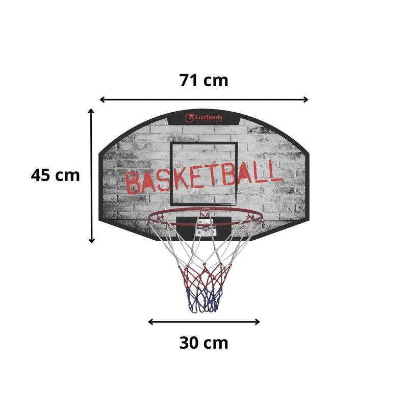 Portland Basketbalbord 71 x 45 cm