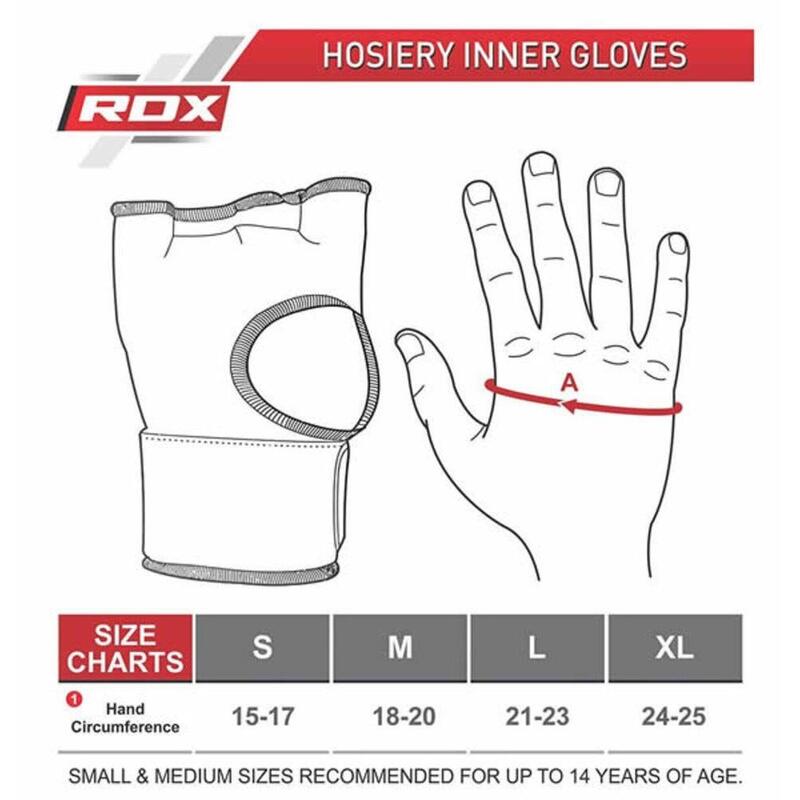 Gel Binnenhandschoenen met Bandage - Maat: XL