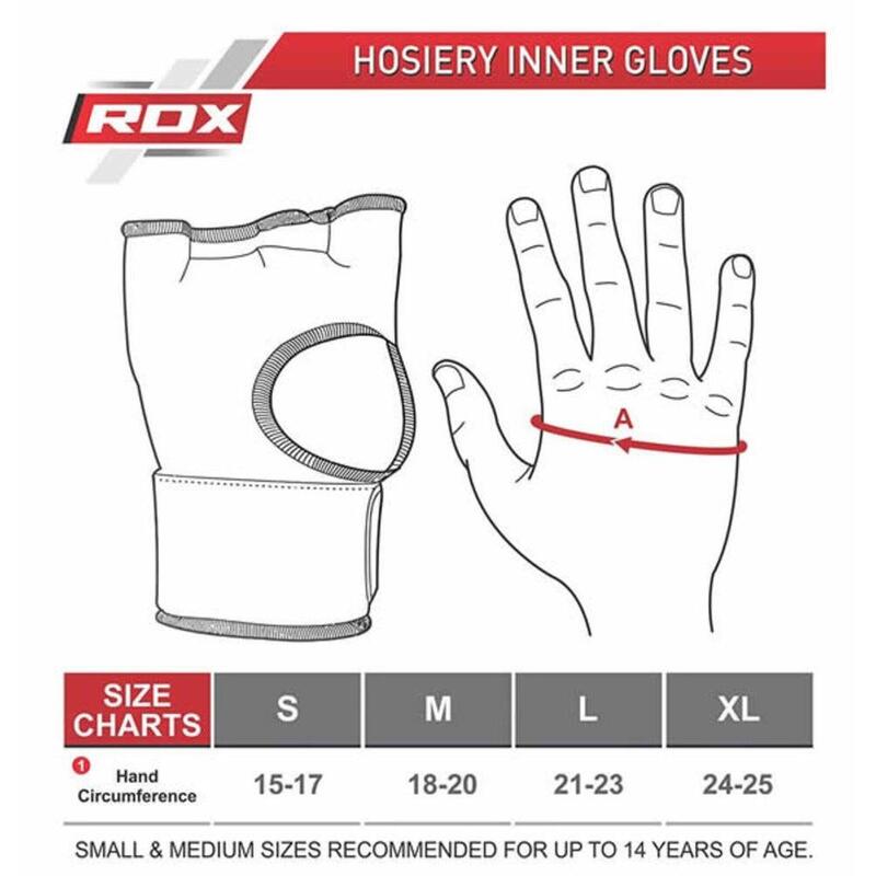 Sous-gants en gel avec bandage - Taille : M