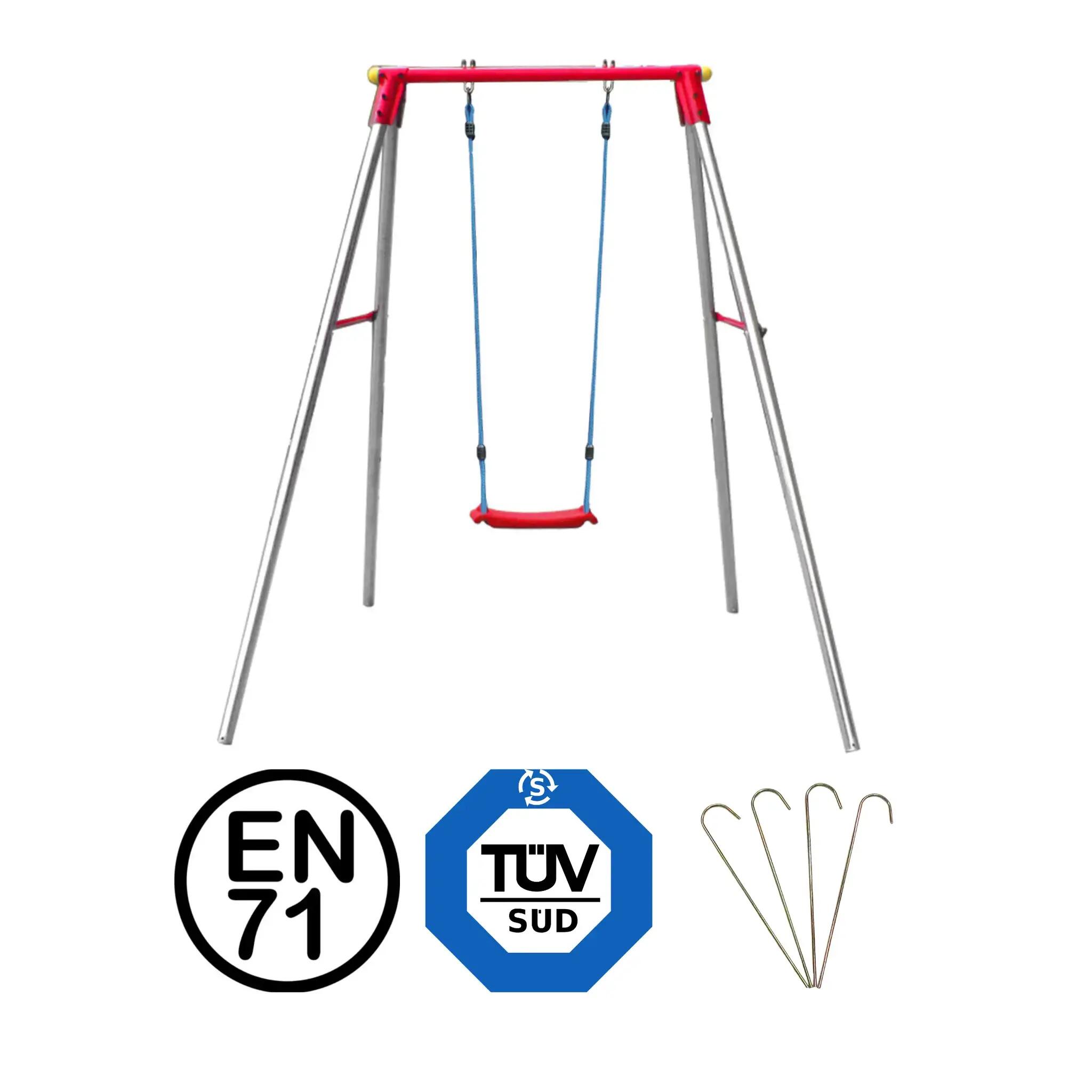 GARLANDO Stalen Schommel Candy 1 Plus Enkel