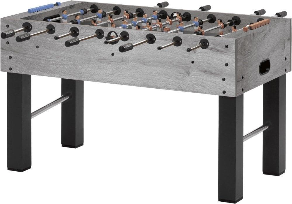 GARLANDO F-5 Voetbaltafel Grijs Eiken