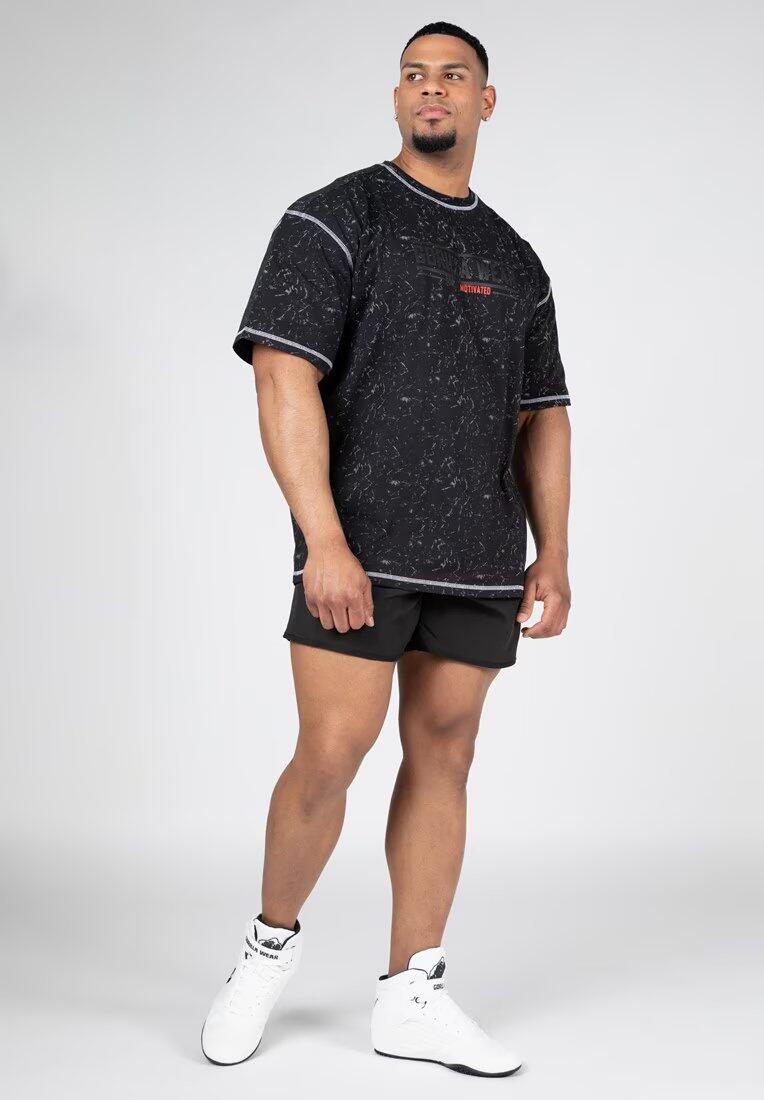 Saginaw Oversized T-Shirt - Washed Zwart 6/6