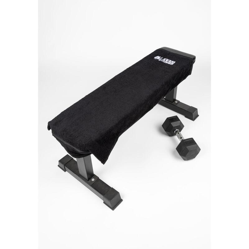 Zip Pocket Gym Towel - Black