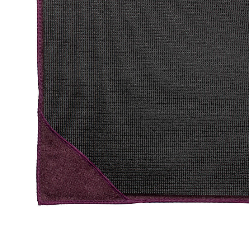 Serviette de Yoga Premium - Antidérapante - 183 x 61 cm - Mûre