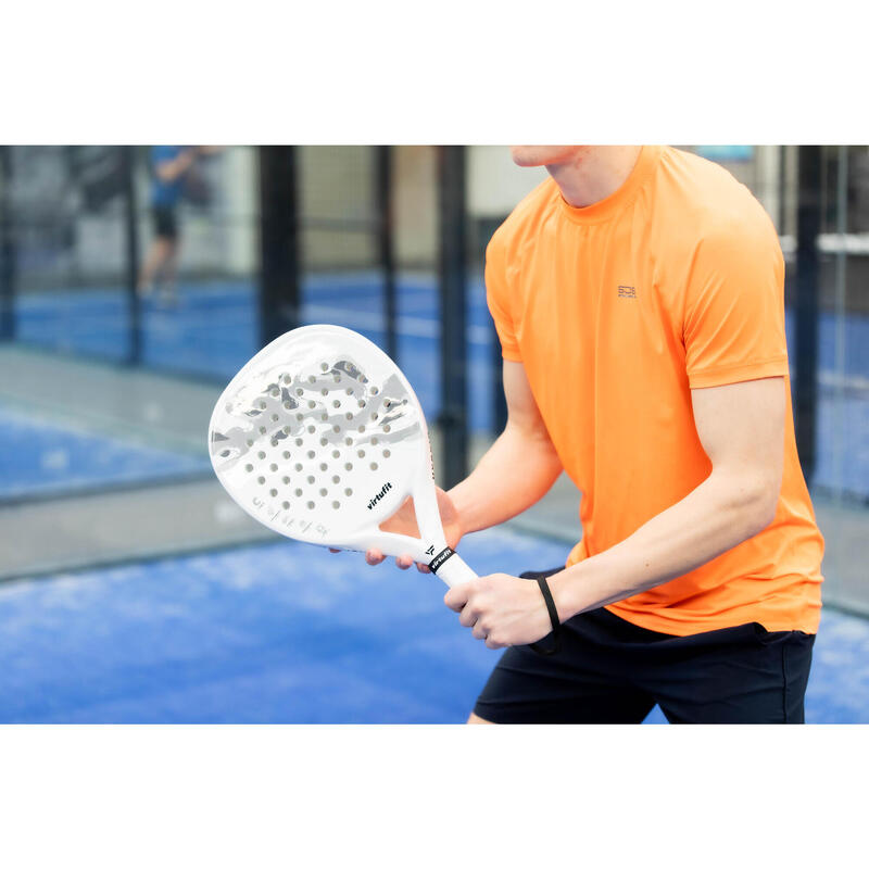 Raquette de Padel - Hybride - Blanc/Gris