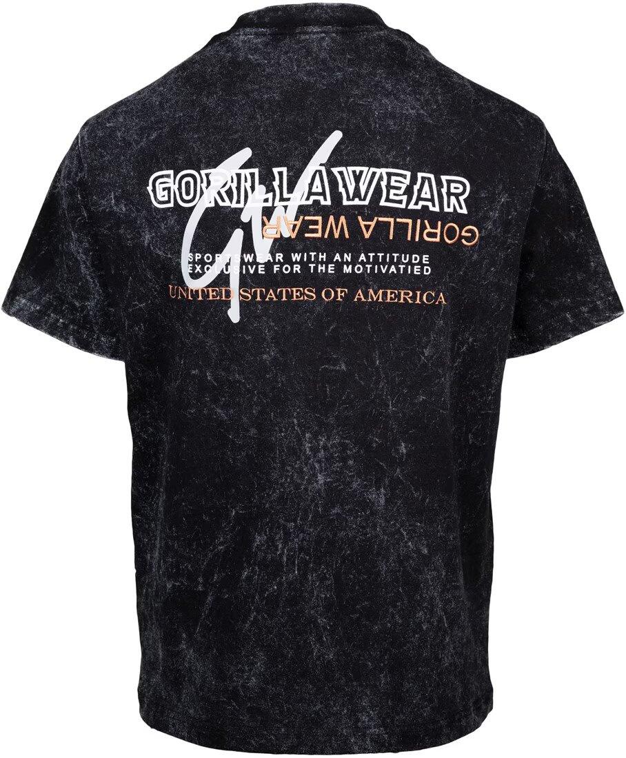 Medina Übergroßes T-Shirt - Washed Schwarz 6/7