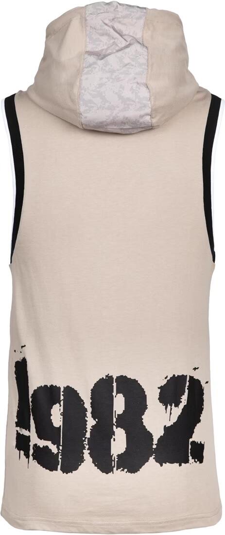 Loretto Encapuchado Camiseta de tirantes - Beige 5/7