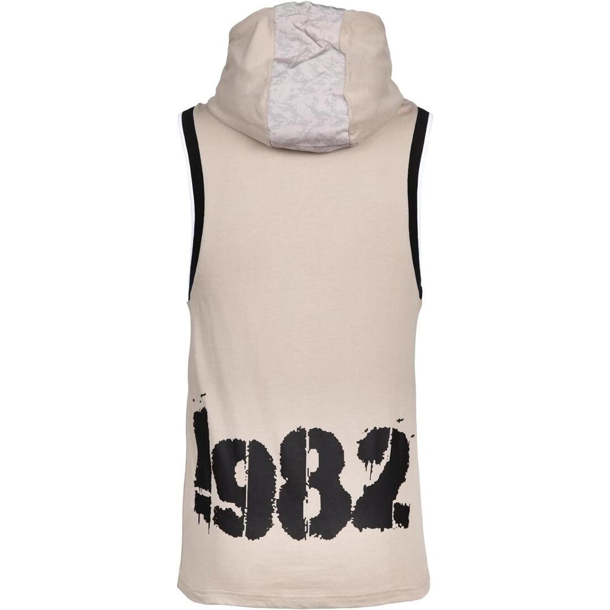 Loretto Hooded Tank Top - Beige