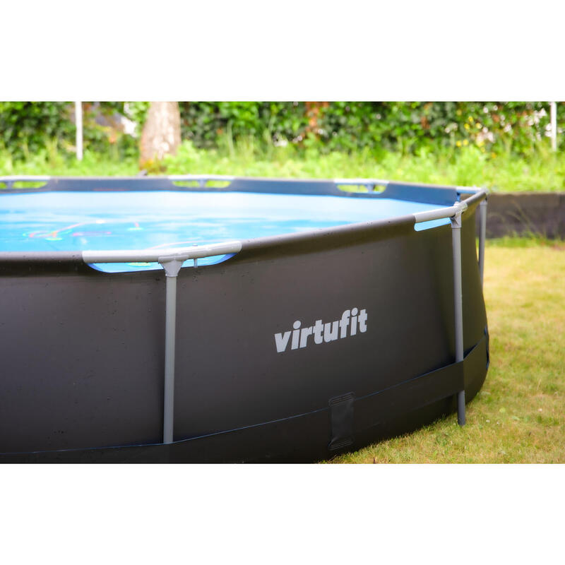 runder Aufstellpool mit Filterpumpe VirtuFit