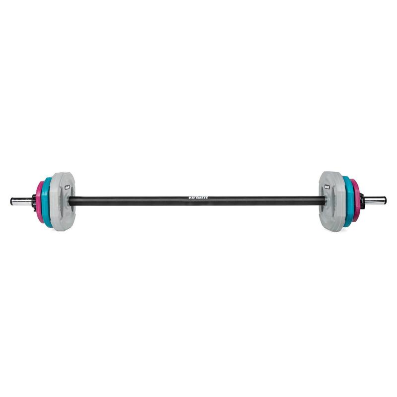 Set Bara fitness de aerobic cu greutati multicolor VirtuFit 20 kg