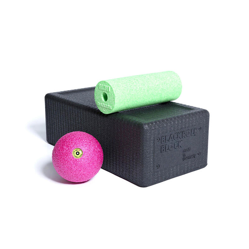 BLACKROLL® BLOCK SET Noir, Vert, Rose