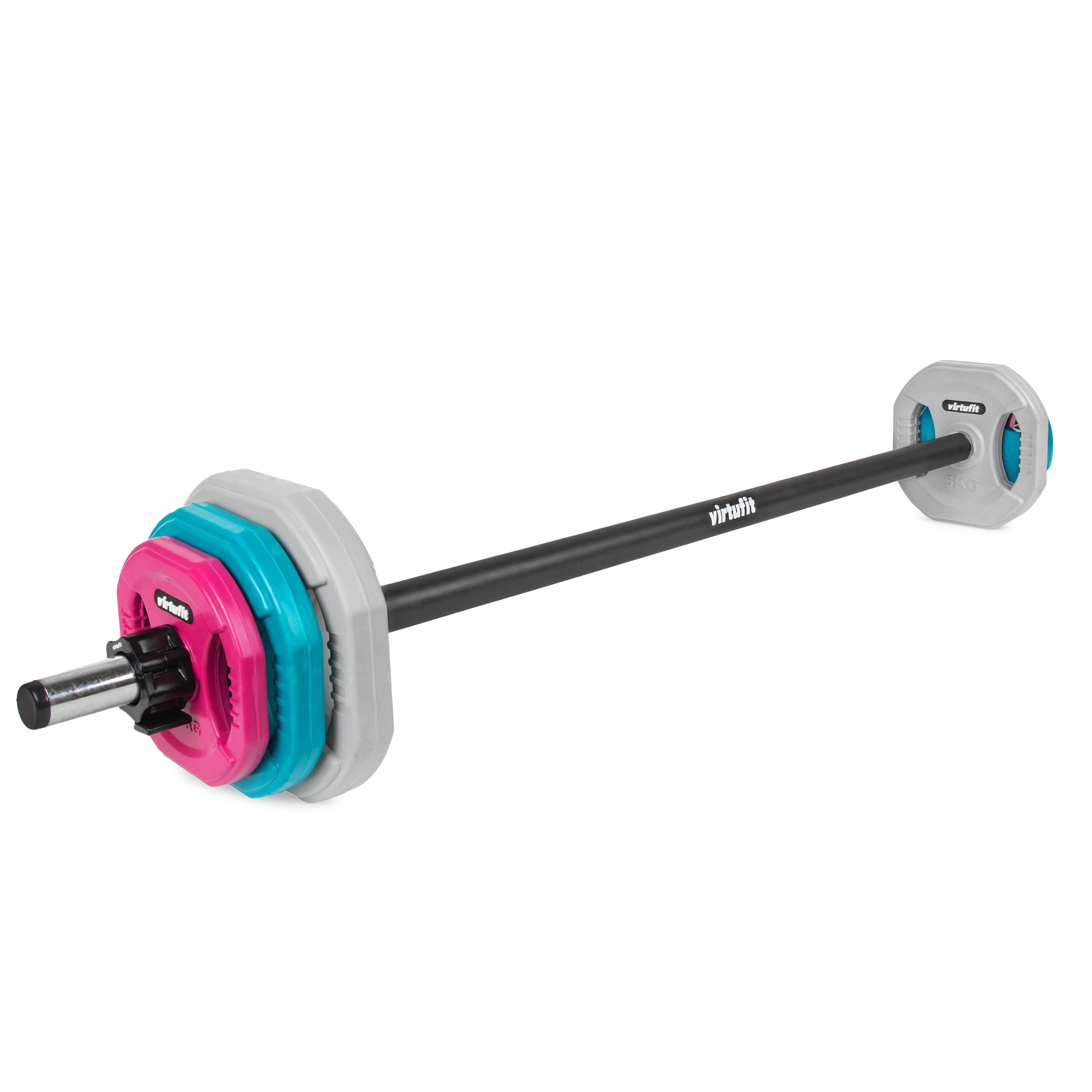 Aerobic Pump Set Rubber - Fitness - 20 kg - Colored 7/7