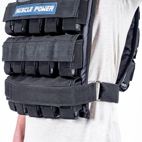 Gewichtsvest - 30 kg - Zwart 7/7