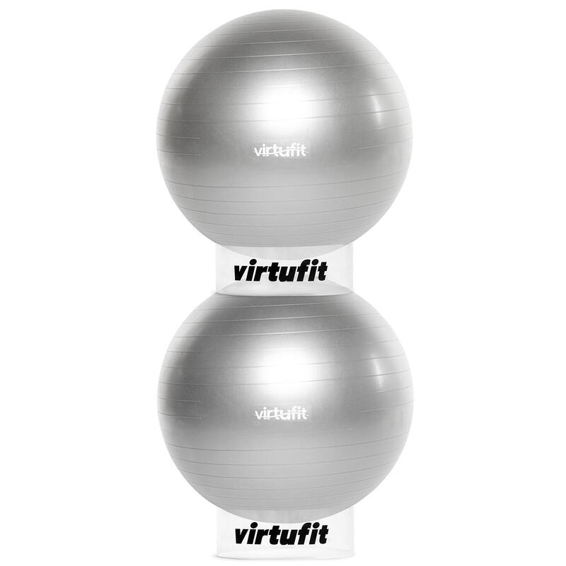 Ballon De Fitness VirtuFit Anti-éclatement 75 Cm - Swiss Ball Pour Exercices Dos/ventre Et Chaise De Bureau - Supporte 300 Kg