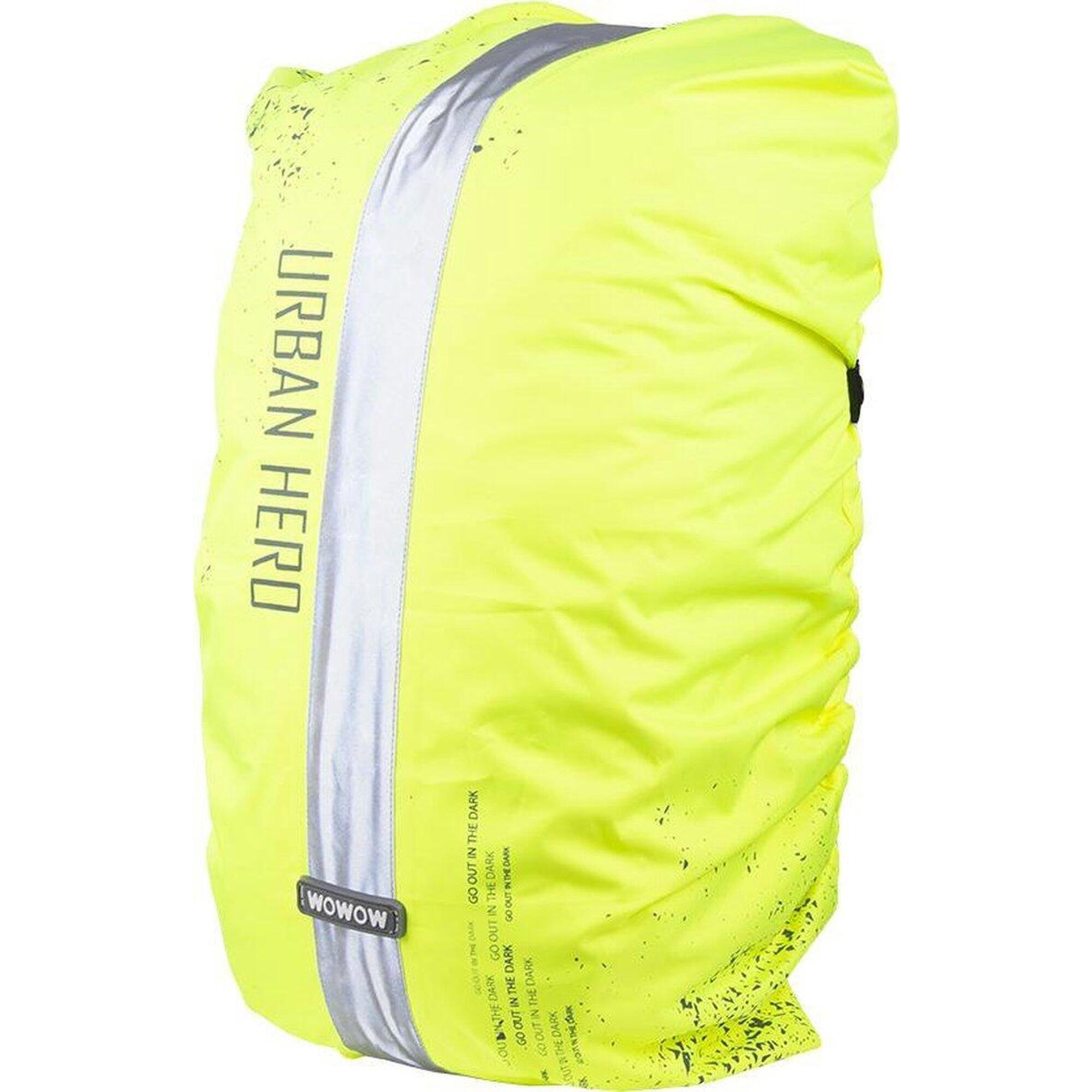 Rugzakhoes Urban Hero geel reflecterend 30-35L