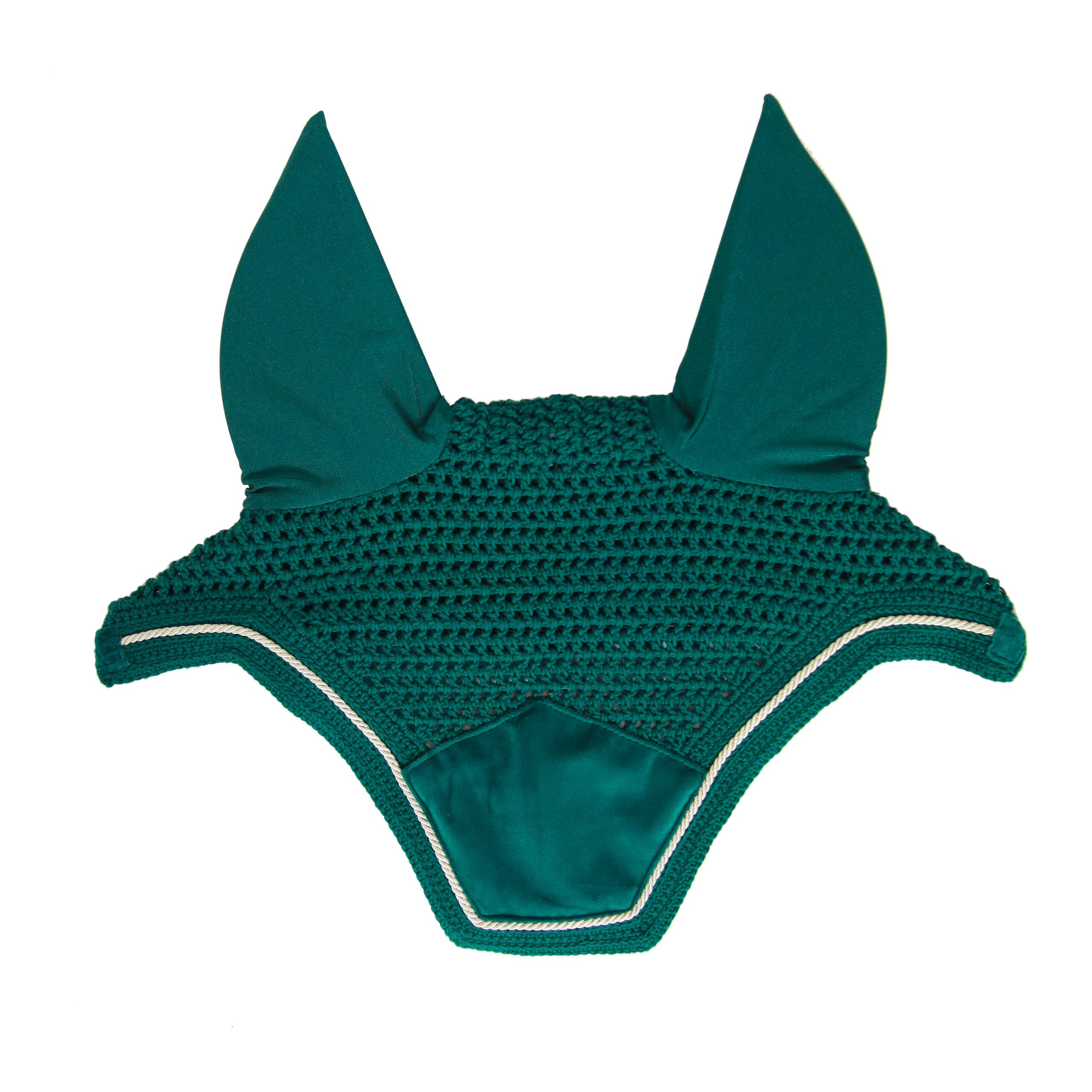 Fly veil Wellington velvet dark green cob 3/3