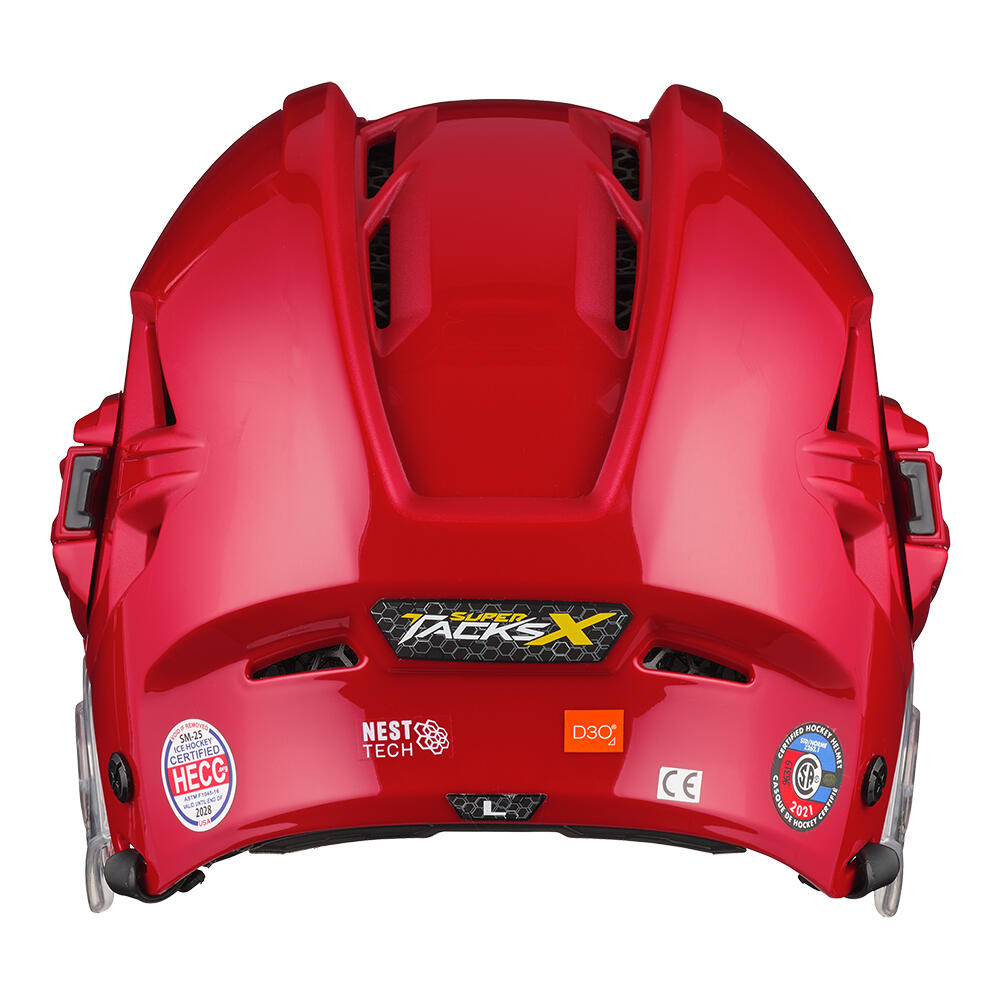 Super Tacks X - IJshockeyhelm - Rood 4/7