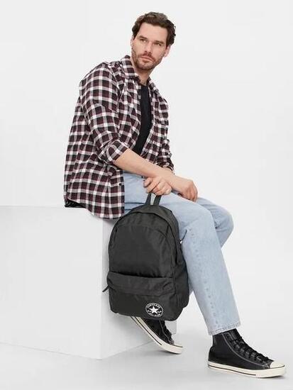 Rucksack Converse Speed 3 Backpack 19L, Schwarz, Unisex