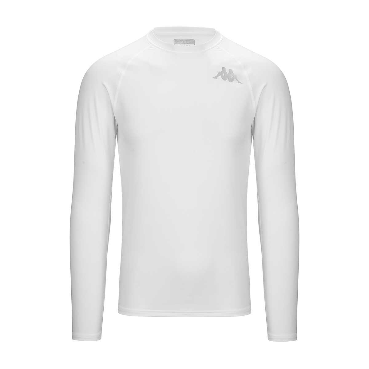 Kappa - Sous-maillot Manches Longues Garçon Vurbat Blanc - Sous-vêtement Manches Longues - Blanc - 10 À 12 Ans - Decathlon