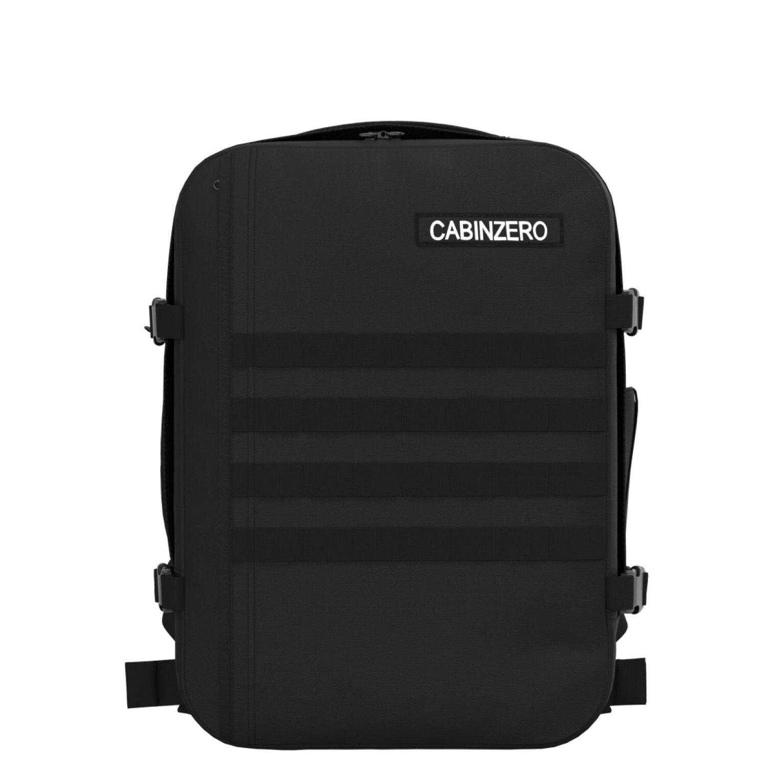 Cabin zero ミリタリーバック 36L Black Cabin Zero Military 36L Travel Backpack