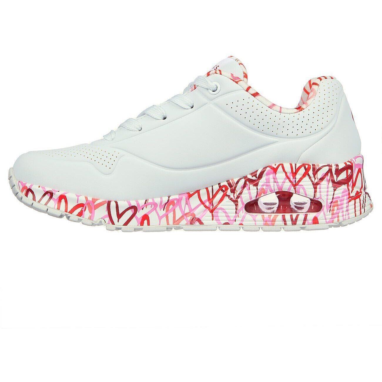 Baskets Skechers Uno - Loving Love, Rose, Femmes 4/5