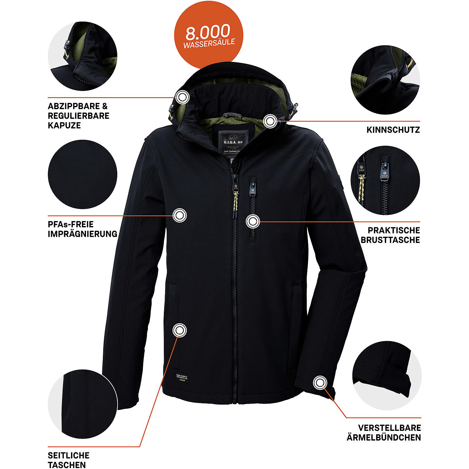 Herren Softshelljacke GW 29 MN SFTSHLL JCKT 6/6