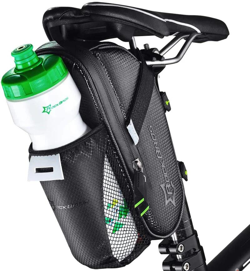 ROCKBROS Sacoche de Selle Velo VTT Bicyclette Etanche Réfléchissant Noir 1.5L 3/7
