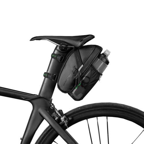 ROCKBROS Sacoche de Selle Velo VTT Bicyclette Etanche Réfléchissant Noir 1.5L
