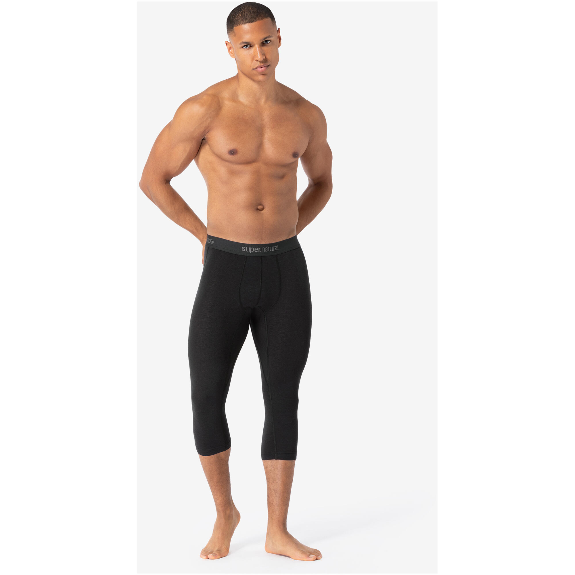 Spodnie termoaktywne 3/4 męskie SUPER.NATURAL Tundra 175 Short Tight 3/4 3/6