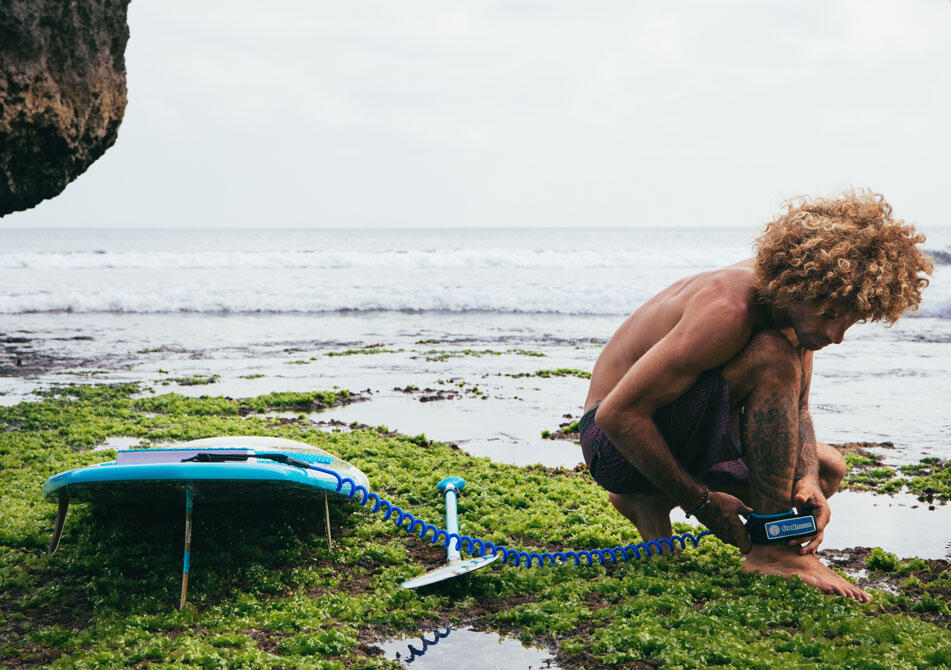 SUP Leash | 9 ft x 8 mm | grün 4/5
