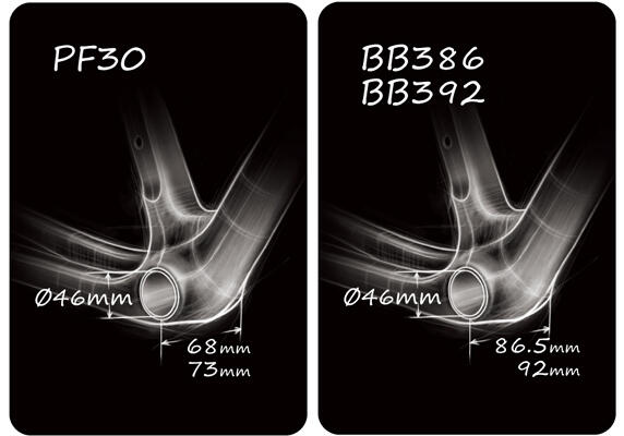 Suport rowerowy TOKEN TF4630TBT ceramic Rama PF30 BB386 (46mm) Korba  30mm 2/7