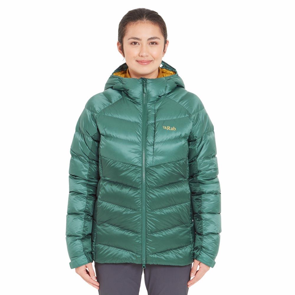 Rab Glaceon Pro Jacket Wmns Green Slate Size 10