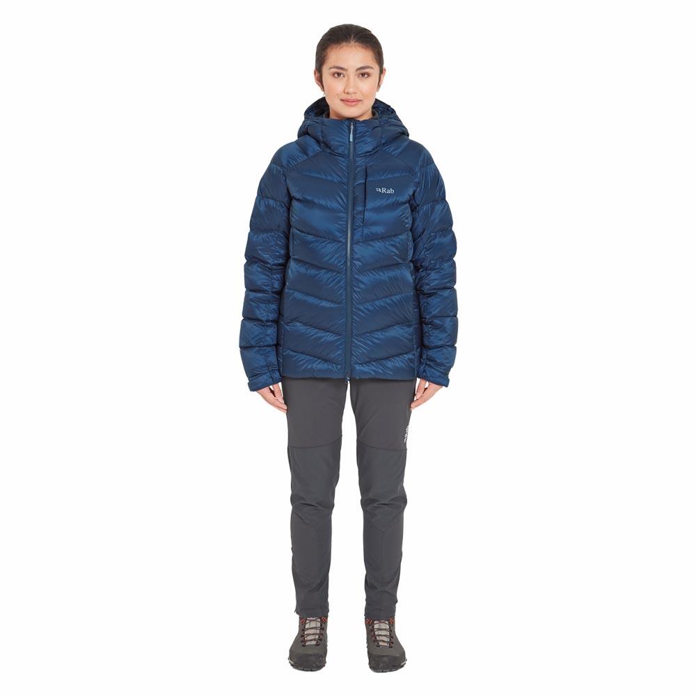 Rab Glaceon Pro Jacket Wmns Tempest Blue Size 12