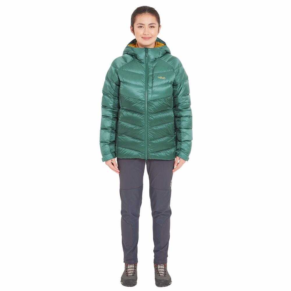 Rab Glaceon Pro Jacket Wmns Green Slate Size 10