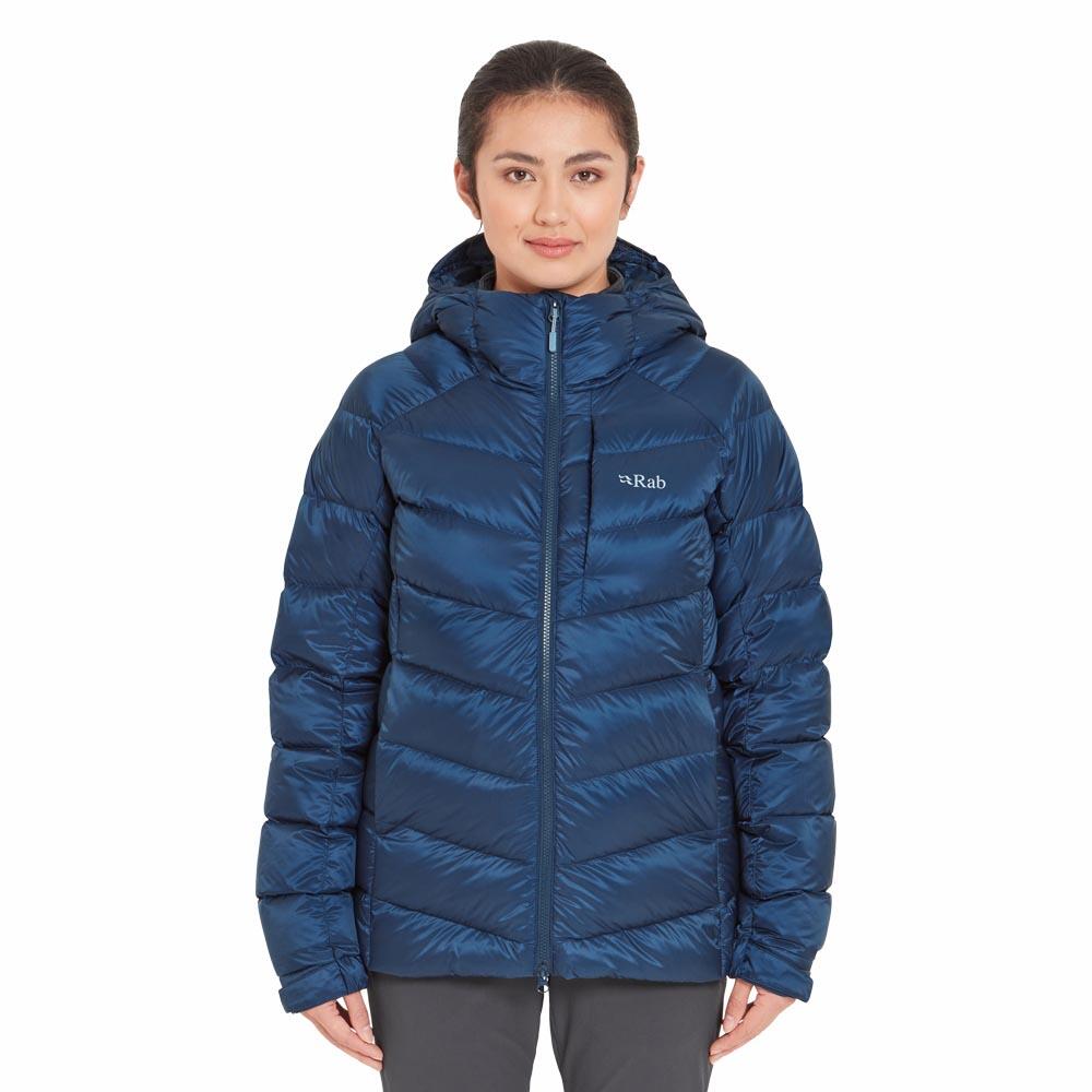 Rab Glaceon Pro Jacket Wmns Tempest Blue Size 12