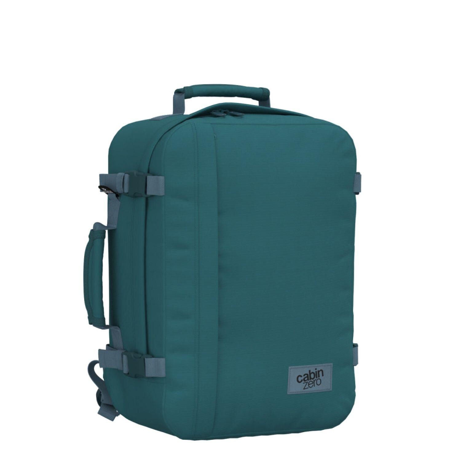 Classic Ultra Light Cabin Bag With Luggage Trackers 36L (Aruba Blue)