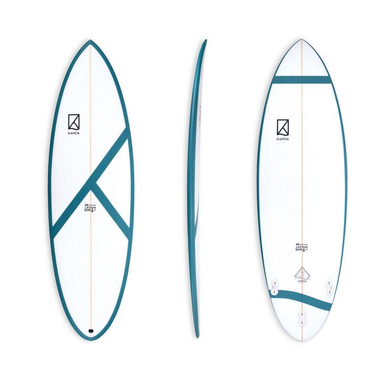 Shipenophy Aileron G5 Pour Planche De Surf - Propulseur Léger Style FCS Pour Longboard Et Funnelboard (Vert)