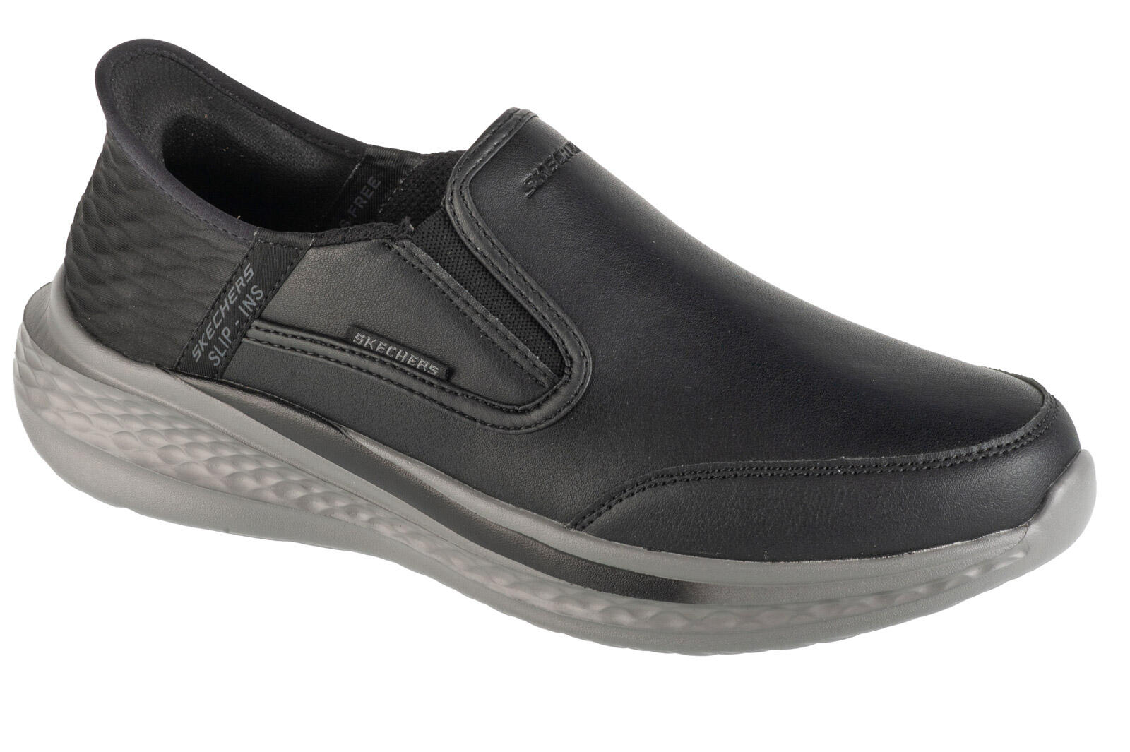 Chaussures Hommes Skechers Slade noir 1/4