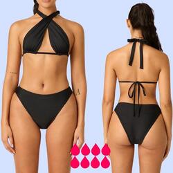 Bas de Maillot de Bain Menstruel Brésilienne Flux Équivalent 8 Tampons