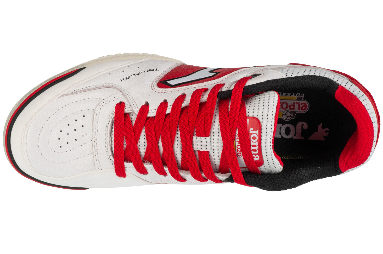 Chaussures Futsal Adulte Joma Top Flex 24 IN Blanc 3/7