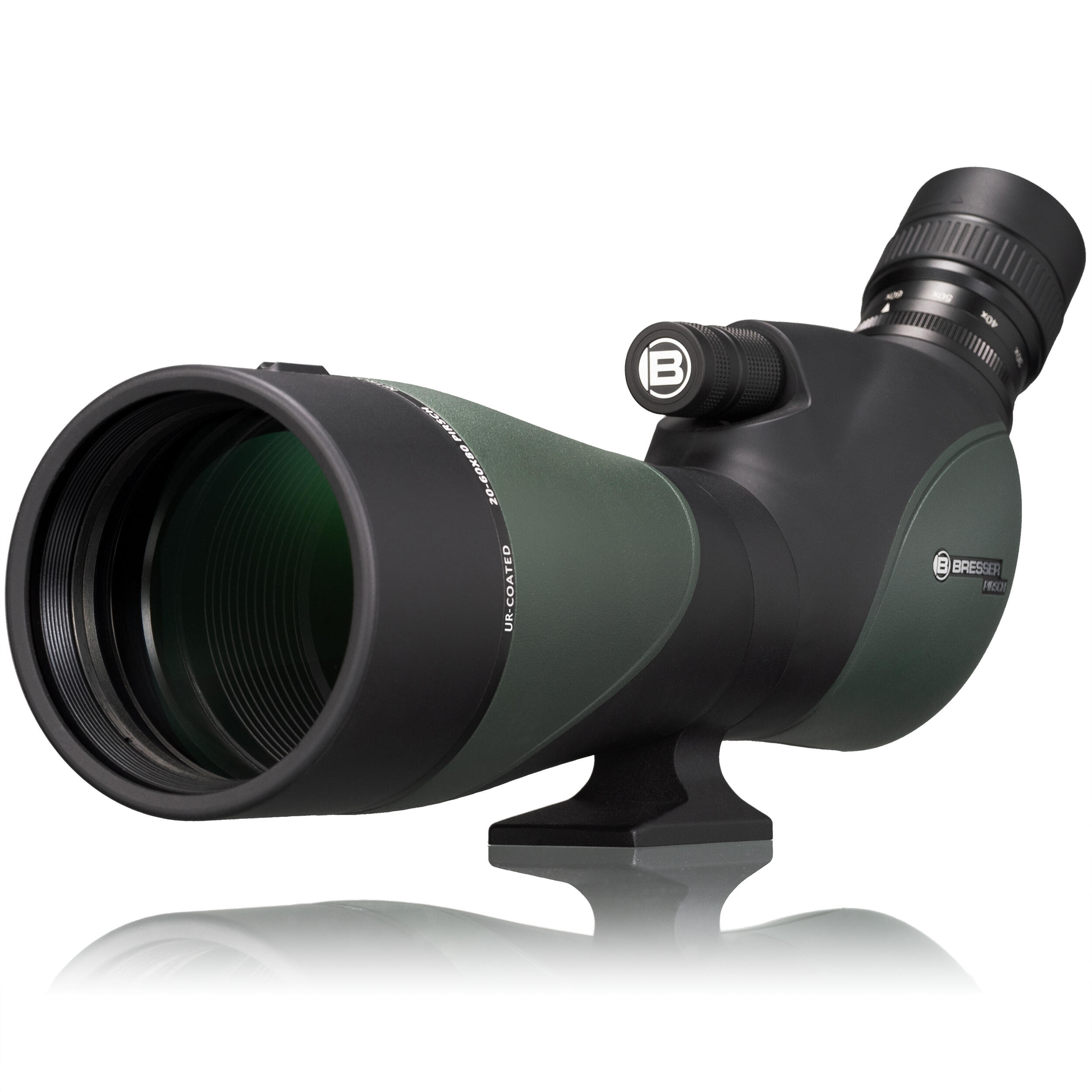 BRESSER Telescopio terrestre BRESSER Pirsch 20-60 x 80 Generación II con Enfoque DeLuxe