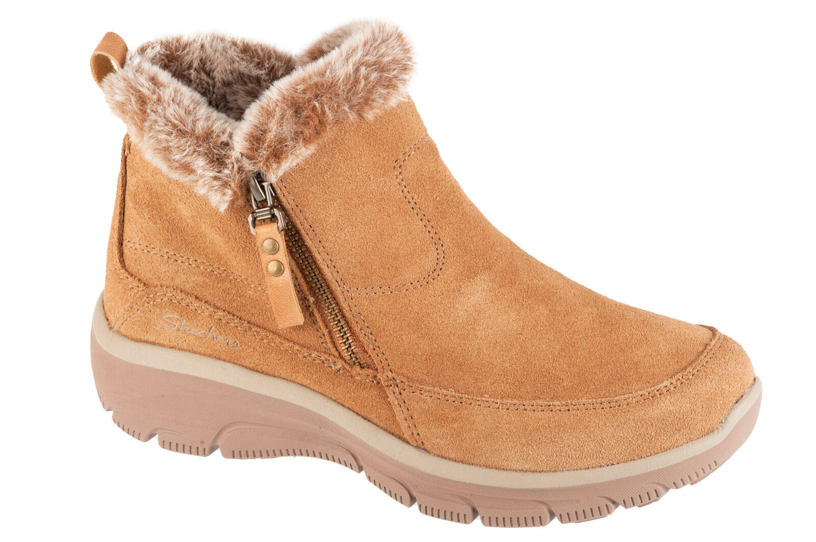 SKECHERS Botines Planos Mujer Skechers Easy Going Marrón