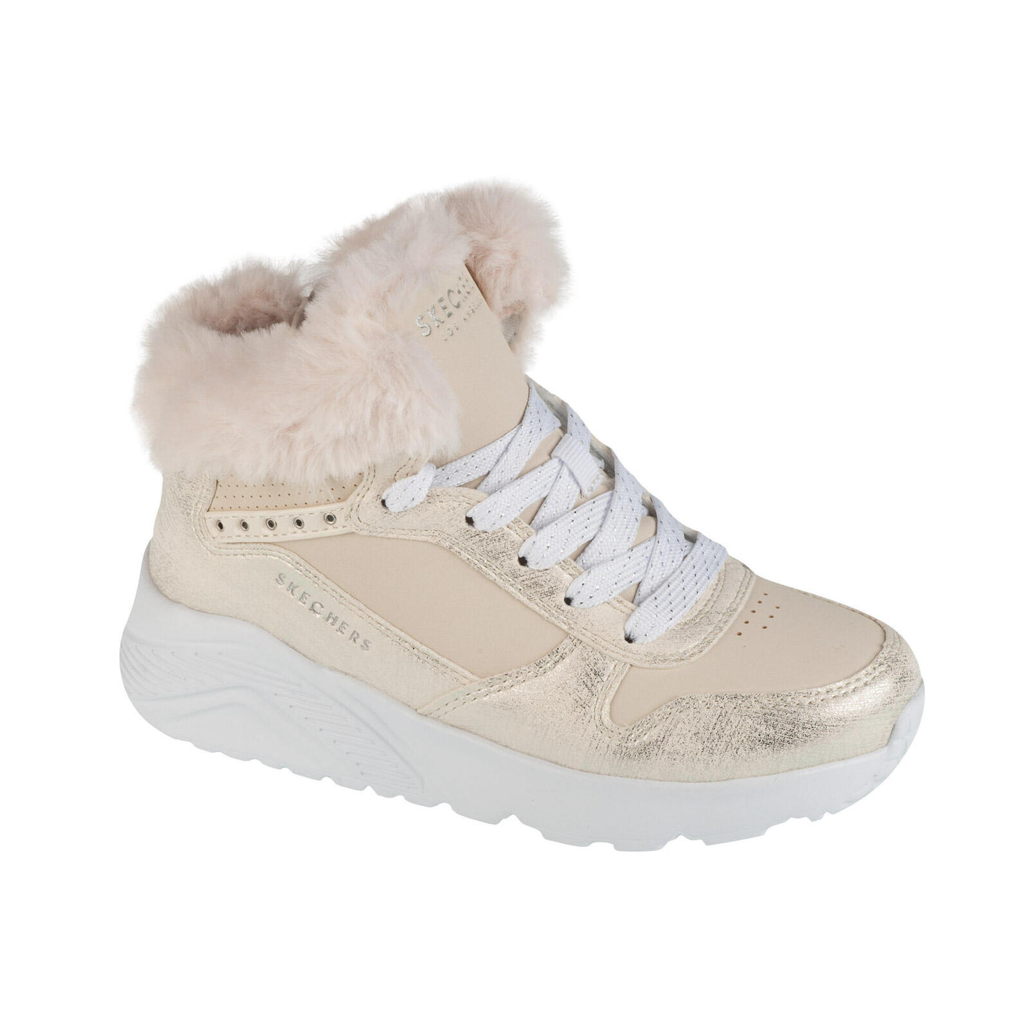 Skechers - Baskets Fille Uno Lite Comfurt Collar - Bottines - Beige - Decathlon