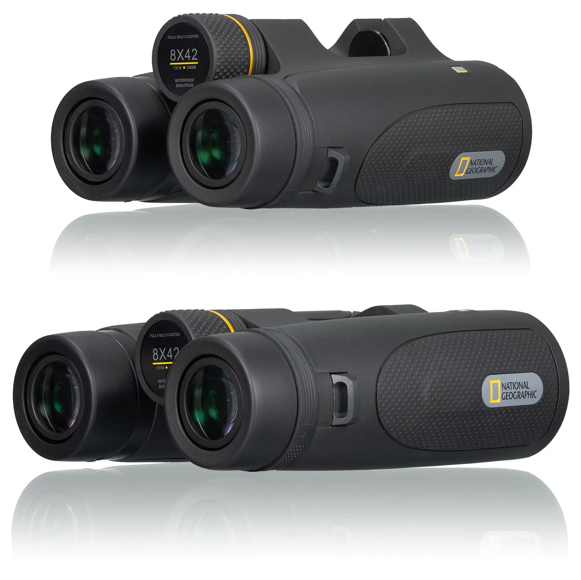 Prismático 8x42 NATIONAL GEOGRAPHIC de Foco Central Ultra Luminosa e Correia 3/6