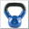 Kettlebell din fontă acoperit cu vinil KNV HMS